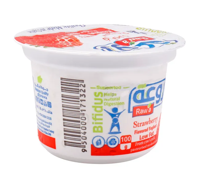 Rawa Strawberry Flavored Yoghurt Low Fat 100 g