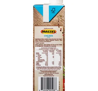 Massel Liquid Stock Chicken Style Reduced Salt 1 Litre