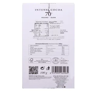 Pancracio Intense Cocoa 70 Dark Chocolate 100 G