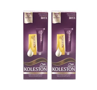 Koleston Hair Dye 307 1 Medium Ash Blonde 2 X 50 Ml