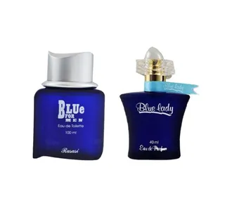 Rasasi Blue For Men Edt 100 Ml Blue Lady Edp 40 Ml