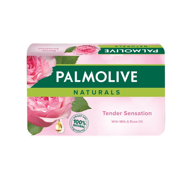 Palmolive Naturals Bar Soap Tender Sensation With Milk And Rose 150 G