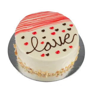 Valentine Vanilla Cream Cake 1 pc