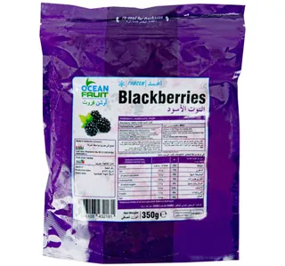 Ocean Fruit No Added Sugar Frozen Blackberries 350 g