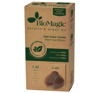 Bio Magic Keratin Argan Oil Hair Color Cream Blonde 7 00 1 Pkt