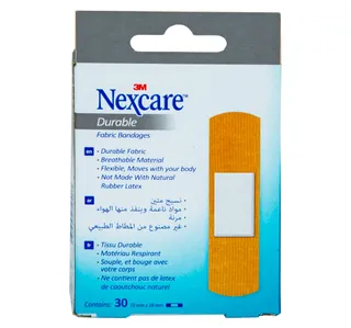 Nexcare 3M Durable Fabric Bandages 72x19mm 30 pcs