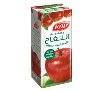 كي دي دي عصير تفاح 180 Ml 5 1