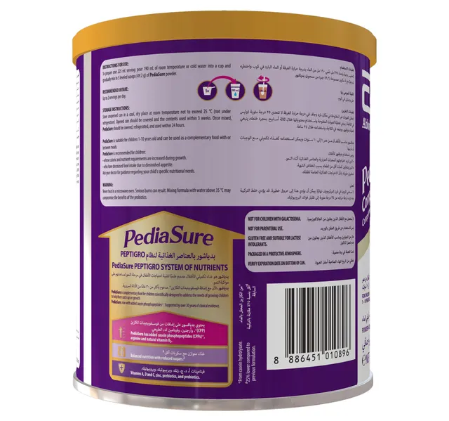 Pediasure Complete Peptigro Complementary Balanced Nutrition Chocolate For Children 1 10 Years Old 400 G