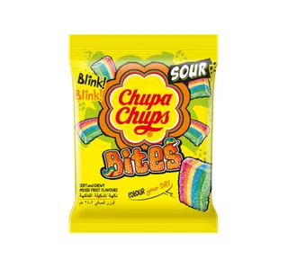 Chupa Chups Sour Bites Mixed Fruit Jellies 24.2 g
