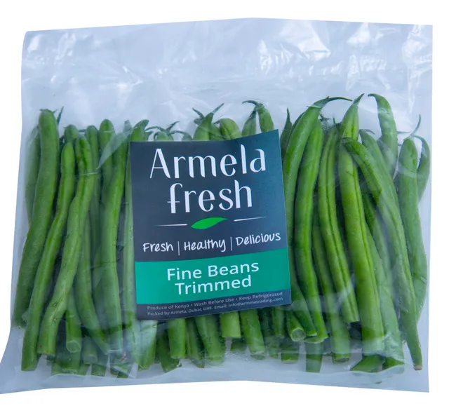 Fresh Fine Beans Trimmed 1 Pkt