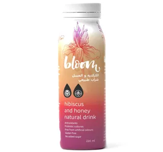 Bloom Hibiscus And Honey Natural Drink 220 Ml