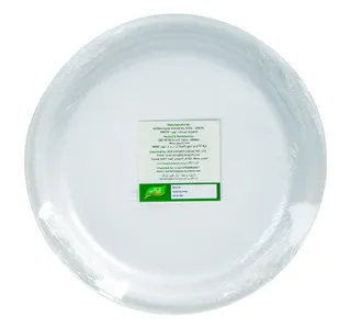 Faani Sugarcane Bagasse Round Plates 9" 12 pcs