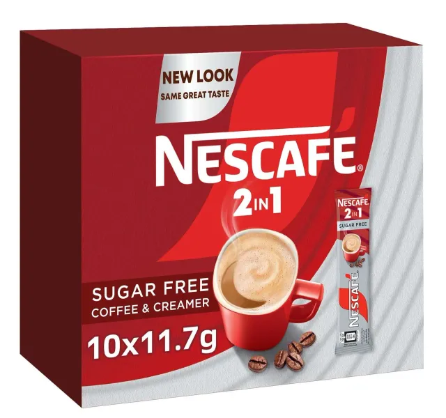 Nescafe 2in1 Classic Coffee Sugar Free 10 X 11 7 G