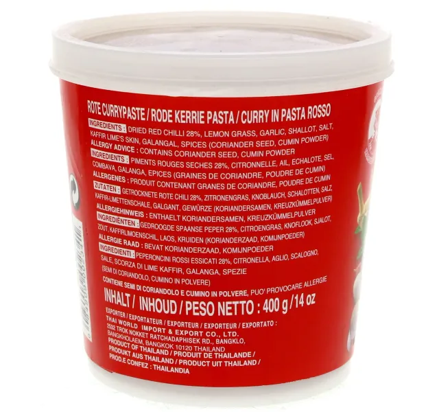 Cock Red Curry Paste 400 G