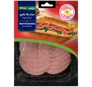 Siniora Sliced Olives Beef Mortadella 200 G