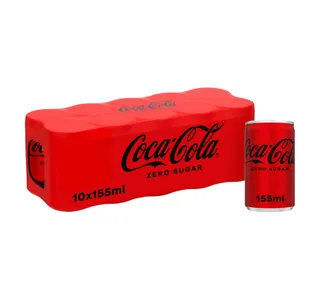 Coca Cola Zero Sugar Can Value Pack 10 X 155 Ml