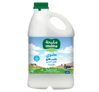 مليحة حليب عضوي طازج كامل الدسم 2 لتر