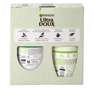 Garnier Ultra Doux Nurturing Almond Milk Shampoo 400 Ml Conditioner 360 Ml