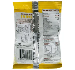 Cooks Danny S Chocolate Thins Milk Chocolate Honeycomb With Sea Salt 140 G