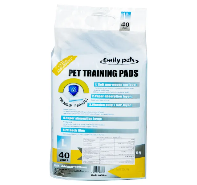 Emily Pets Dog Pet Training Pads Size 600mm x 600mm Large 40 pcs