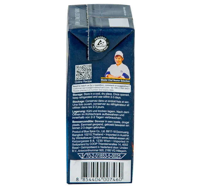 Blue Elephant Thai Coconut Milk Tetra 250 Ml