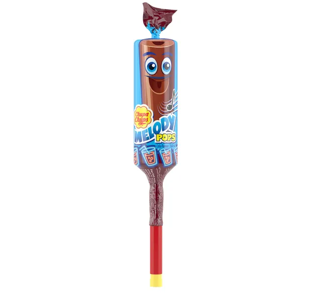 Chupa Chups Melody Pops Cola Flavoured Lollipops 15 G