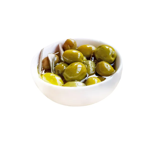 Lebanese Green Olives In Oil 250g