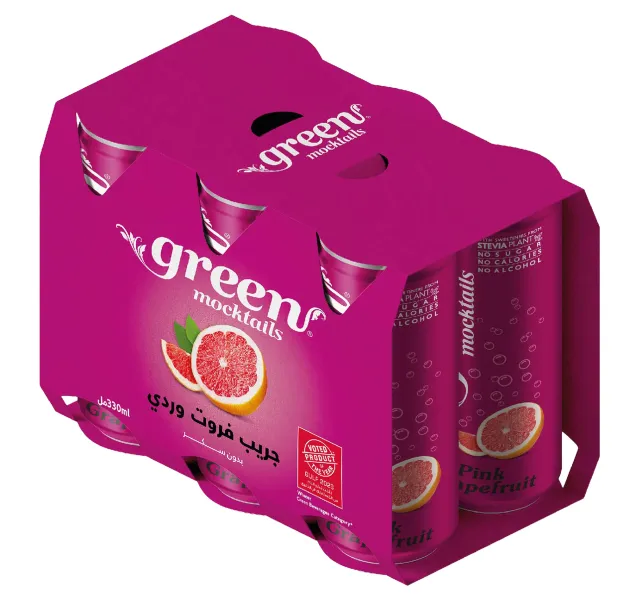 Green Mocktails Pink Grapefruit Drink 330 Ml