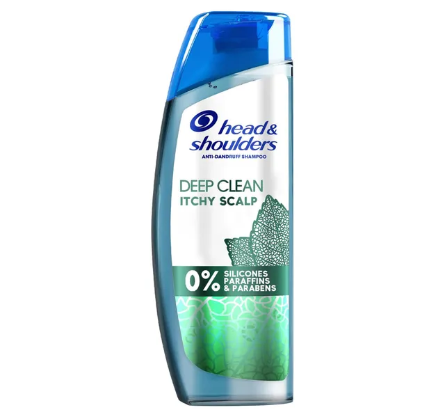 Head Shoulders Deep Clean Itchy Scalp Peppermint Anti Dandruff Shampoo Value Pack 2 X 400 Ml