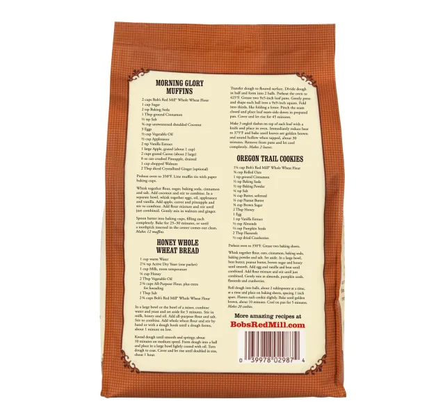 Bob's Red Mill Organic Whole Wheat Flour
