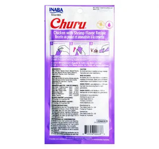 Inaba Churu Chicken With Shrimp Flavour Recipe 56 G