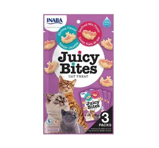 Inaba Juicy Bites Cat Food Shrimp Seafood Flavour 33 9 G