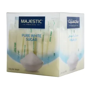 Majestic Pure White Sugar Tube 500 g