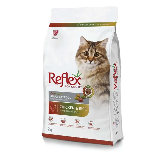 Chicken & Rice Gourmet Dry Food For Adult Cats