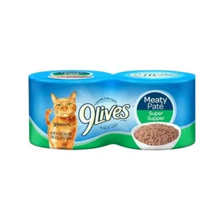 9 Lives Meaty Pate With Chicken 624 G