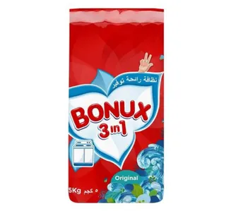 بونوكس مسحوق غسيل 3 في 1 أزرق أصلي تعبئة علوية 5 كجم