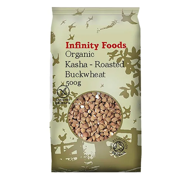 Infinity Foods Organic Kasha Roasted Buckwheat 500 G