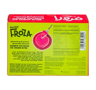 Barakat Froza Kunafa Pistachio Ice Cream Bites 6 X 20 G