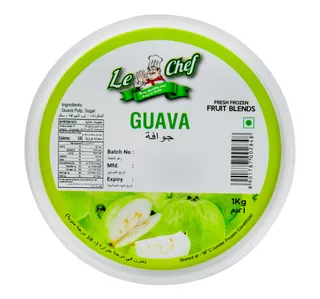 Le Chef Fresh Frozen Fruit Blends Guava 1 kg