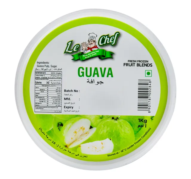 Le Chef Fresh Frozen Fruit Blends Guava 1 kg
