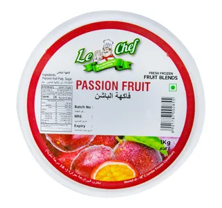 Le Chef Fresh Frozen Fruit Blends Passion Fruit 1 Kg