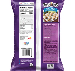 Tostitos Scoops Tortilla Chips 283 5 G