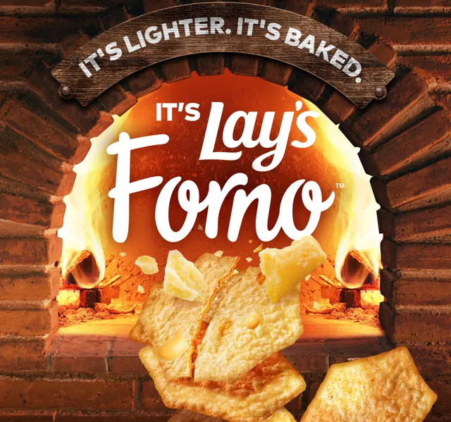 Lay S Forno Authentic Cheese Baked Potato Chips 160 G