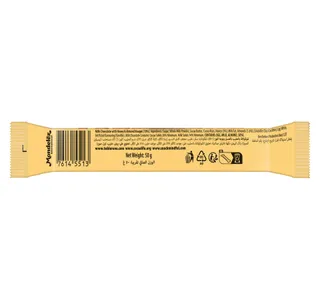 Toblerone Swiss Milk Chocolate Bar With Honey And Almond Nougat 50 G