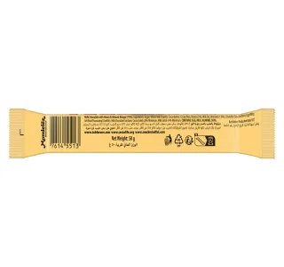 Toblerone Swiss Milk Chocolate Bar With Honey And Almond Nougat 50 G