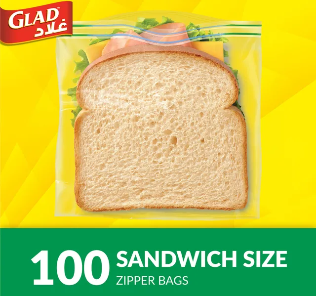 Glad Sandwich Zipper Bags