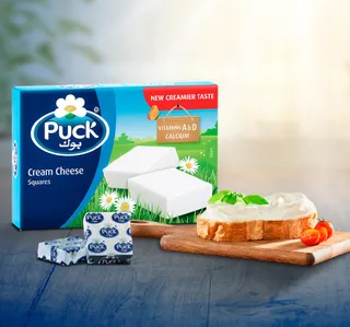 Puck Cream Cheese Squares 24 Portions 432 G