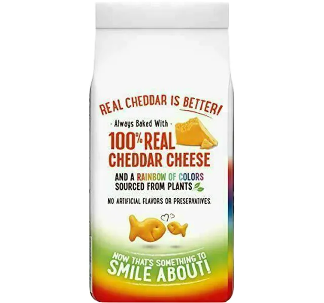 Pepperidge Farm Goldfish Baked Cheddar Colors Crackers 187 G