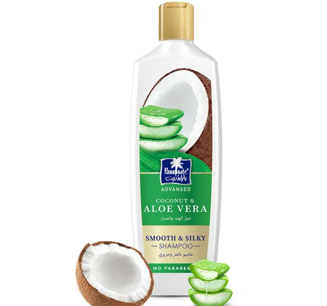 Parachute Advansed Smooth Silky Shampoo With Aloe Vera Coconut 340 Ml