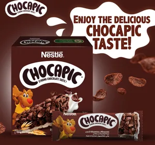 Nestle Chocapic Chocolate Breakfast Cereal Bar 6 25 G